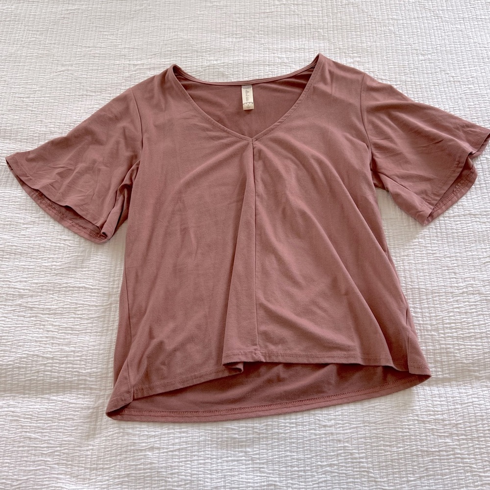 Altar’d State mauve pink top